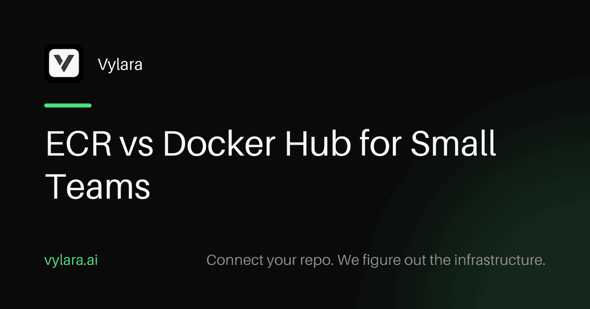 ECR vs Docker Hub for Small Teams
