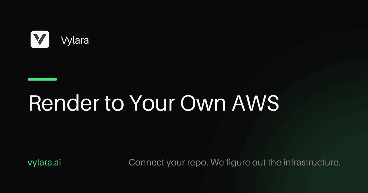Render to Your Own AWS