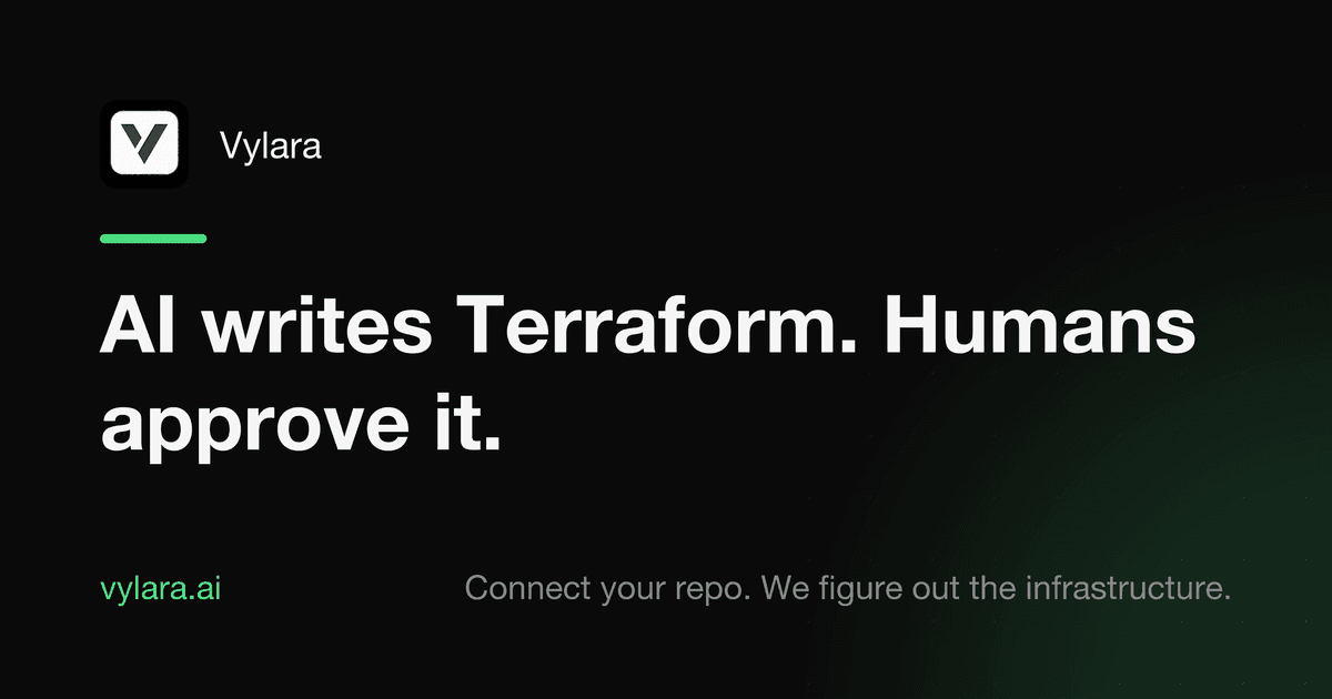 AI writes Terraform. Humans approve it.
