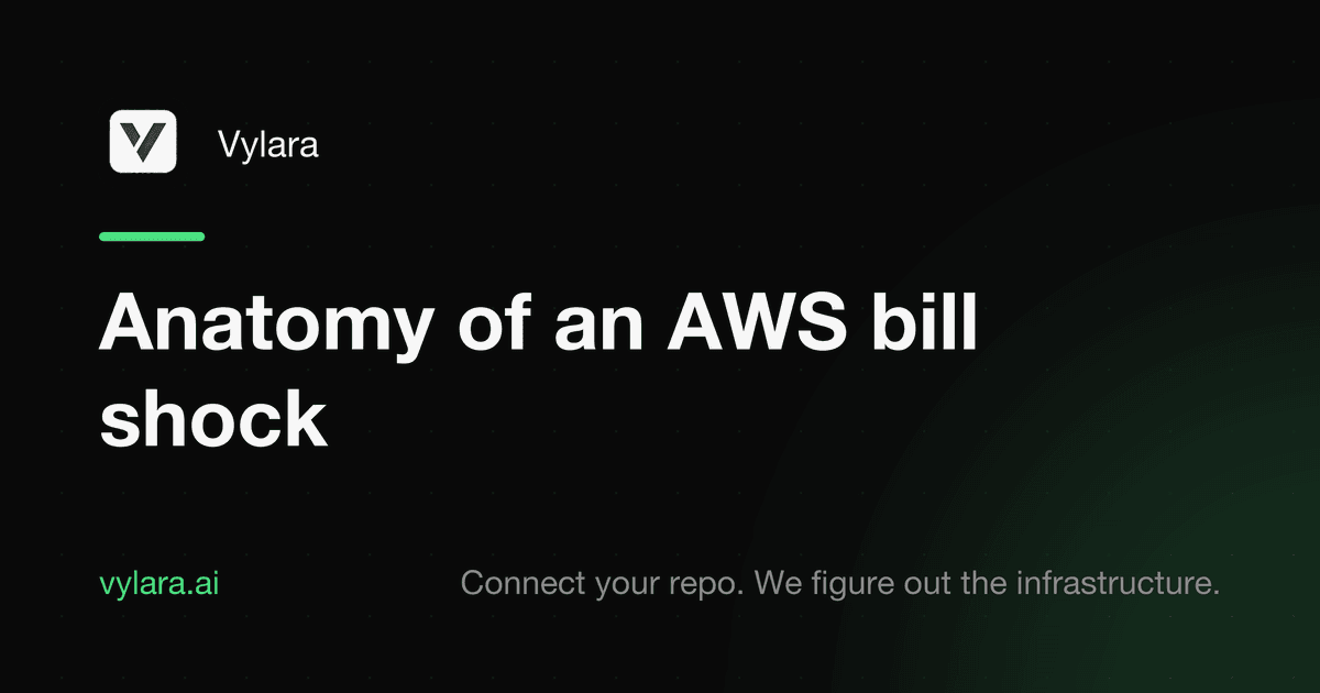 Anatomy of an AWS bill shock