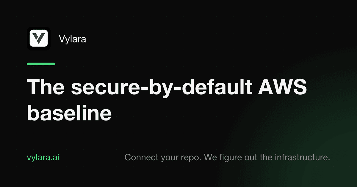 The secure-by-default AWS baseline