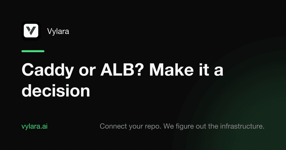 Caddy or ALB? Make it a decision