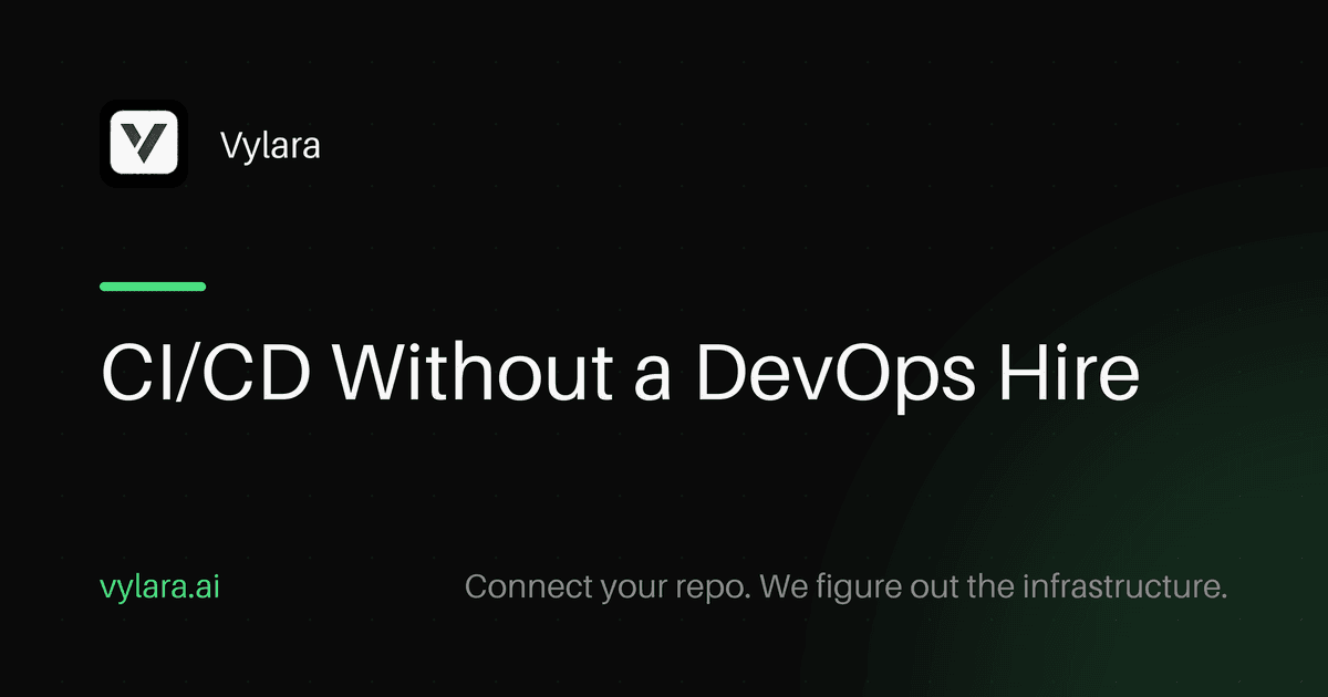 CI/CD Without a DevOps Hire