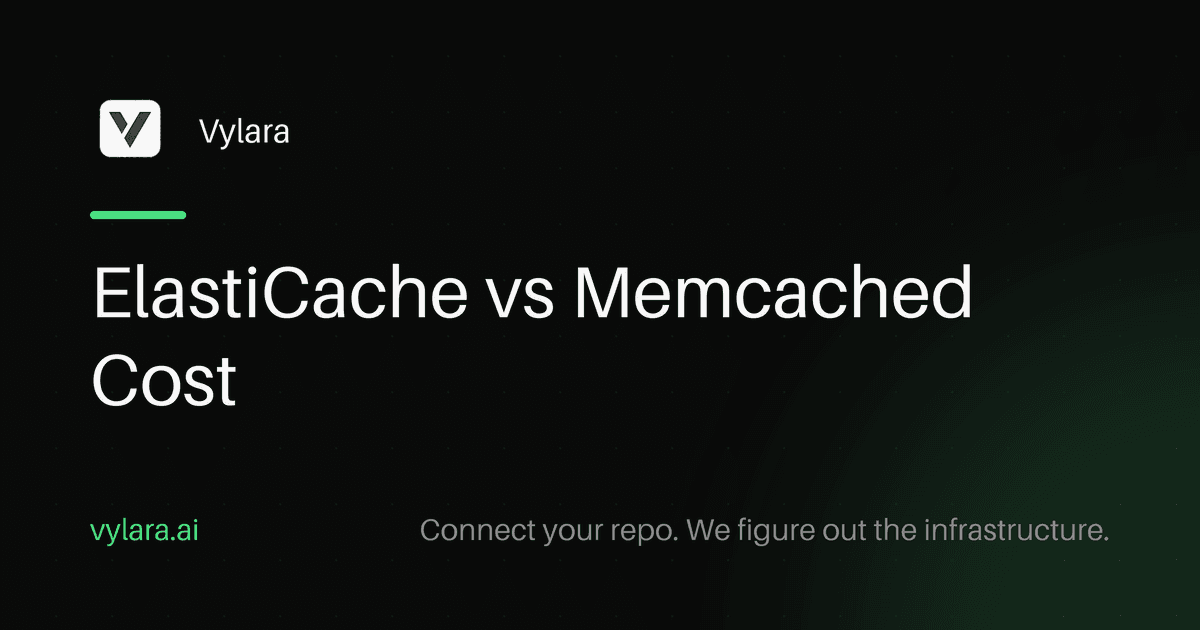 ElastiCache vs Memcached Cost