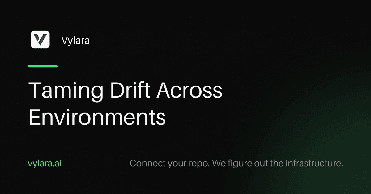Taming Drift Across Environments