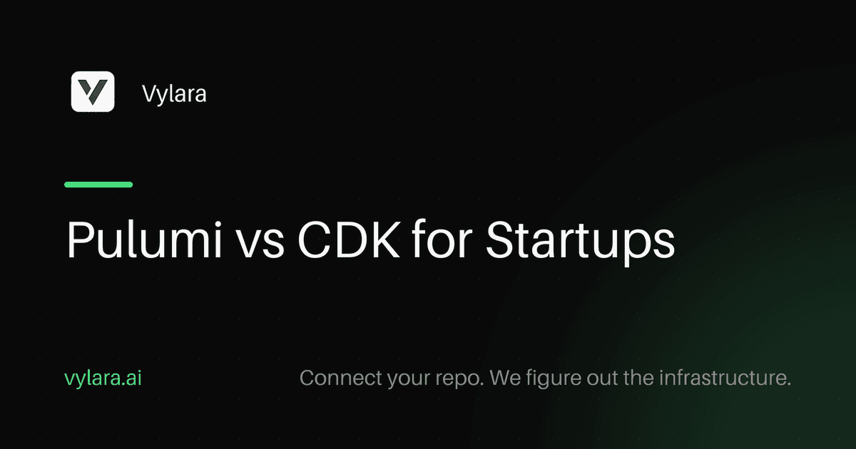 Pulumi vs CDK for Startups