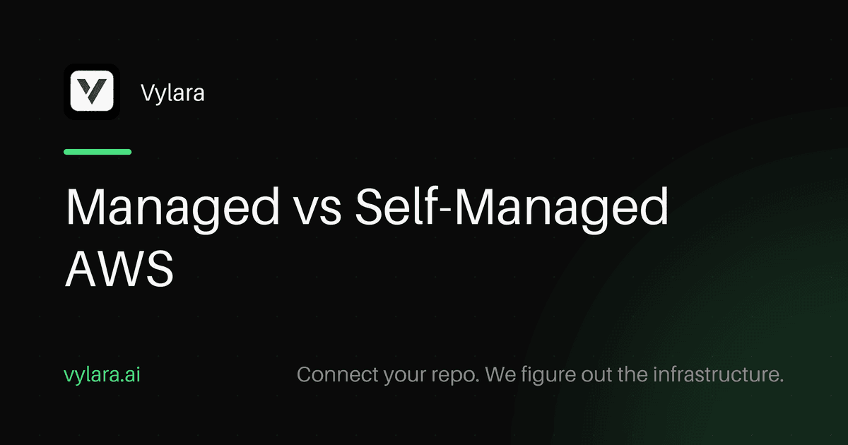 Managed vs Self-Managed AWS
